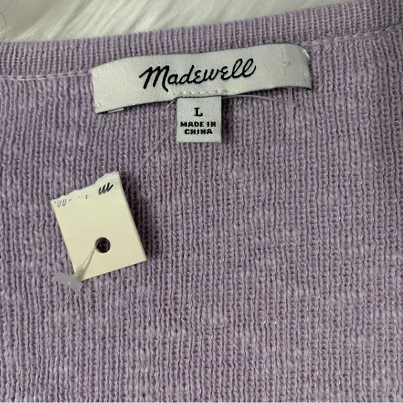 Madewell Lavender Sweater - Picture 3 of 16